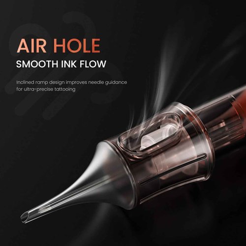 50 Assorted Tattoo Cartridge Needles Mixed Size 5 Pcs each of #10 Round Liner 3RL 5RL 7RL, #12 Round Liner Shader Curved Magnum 9RL 5RS 7RS 7RM 9RM 7M1 9M1 Pro Disposable Membrane Tattoo Needles