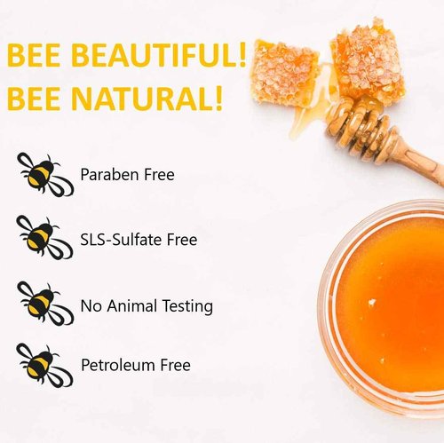 Bee by the Sea Honey and Sea Buckthorn Body Butter Cream for Dry Skin, 6 oz