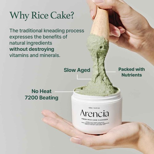 Arencia Glass Skin Care Duo [Korean Rice Mochi Facial Cleanser + Glow Hyssop Overnight Mask Serum]