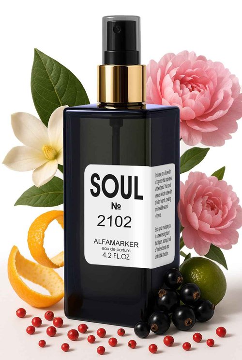 ALFAMARKER SOUL №2102 Money – Perfume for Women | Long Lasting Eau de Parfum Spray 4.0 Fl Oz / 120ml | Boutique-Inspired Musk Floral Women’s Fragrance