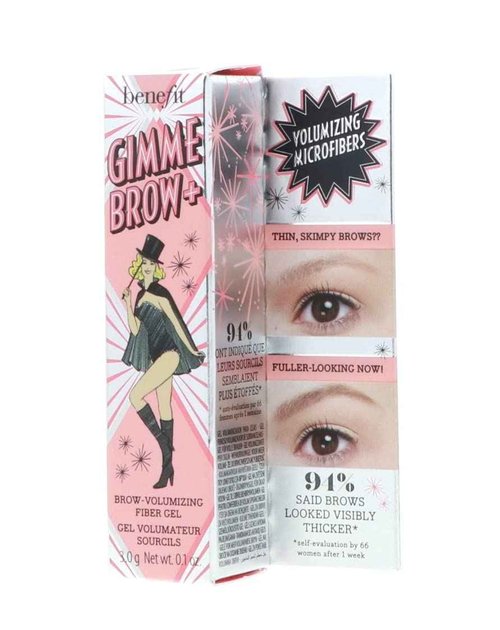 Benefit Gimme Brow + Volumizing Eyebrow Fiber Gel Bundle (Neutral Light Brown, 0.1oz, 2-Pack) (2 Items)