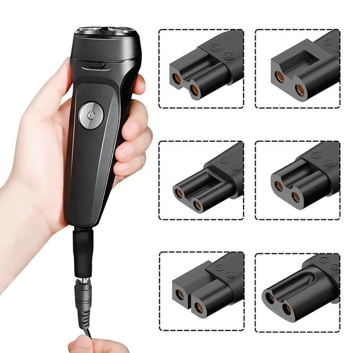 PDEEY Charger Cord for Most Eectric Hair Clipper Beard Trimmer Shaver, fit for Phililps Norelco, Hatteker, Surker, Lumural, and Beauty Instrument, Desk Lamp - 5V DC Charging Cable 7 PCS