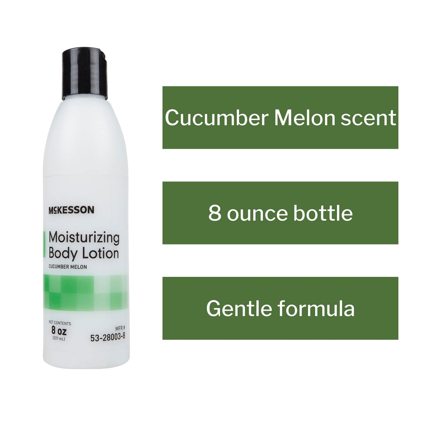 McKesson Moisturizing Body Lotion, Cucumber Melon Scent, 8 oz, 1 Count