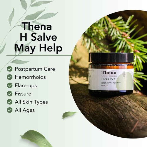 Thena Intense Hemorrhoid Treatment and Organic Lip Treatment Balm