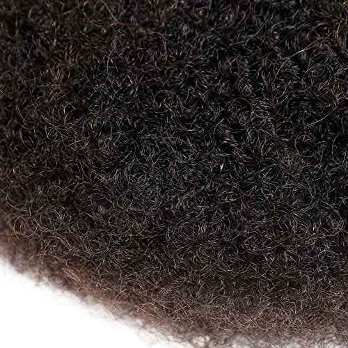 Style Icon 3 Bundles Afro Kinkys Bulk Human Hair (12"/12"/12", Natural Black) - Afro Twist Braids - Kinky Curly Extensions - Dreadlocks - Loc Braiding Hair
