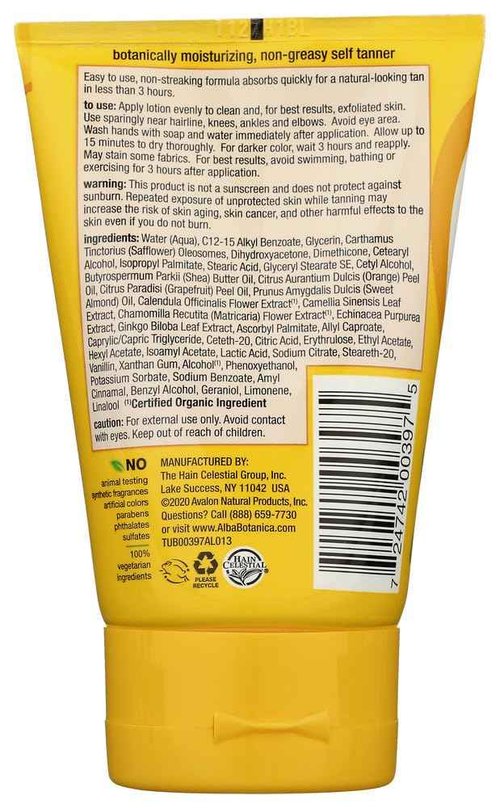 Alba Botanica Lotion Sunless Tan3