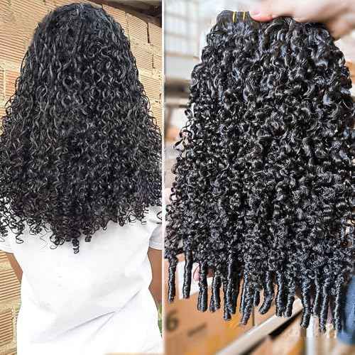 Burmese Curly Clip in Hair Extensions Human Hair 3C4A Lace Clip in Human Hair Extensions 2 Pack 240g 14pcs Spirally Curly Classic Clips Ins Real Human Hair Extension Full Head For Black Women 16 Inch