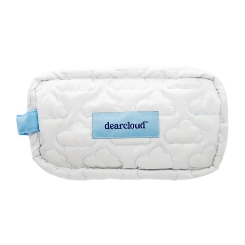 dearcloud Puffy Cloud Cosmetics Bag - Lightweight Makeup Bag & Travel Organizer (Puffy Cloud)