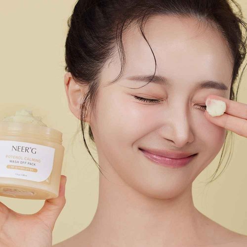 NEER°G Potenol Calming Wash Off Pack 3.88oz (110g) Soothes Sensitive Skin, Calm with Panthenol