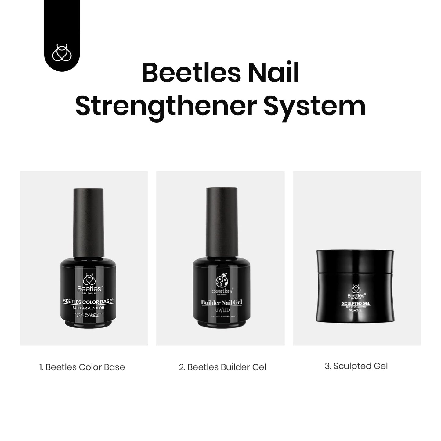 Beetles Builder Gel Nail Polish 12 Colors Nude Gel Polish 3 in 1, Porcelain Doll Pink Nail Polish Sheer Color Rubber Base Strengthener Soak Off U V Nail Art DIY Gift for Women