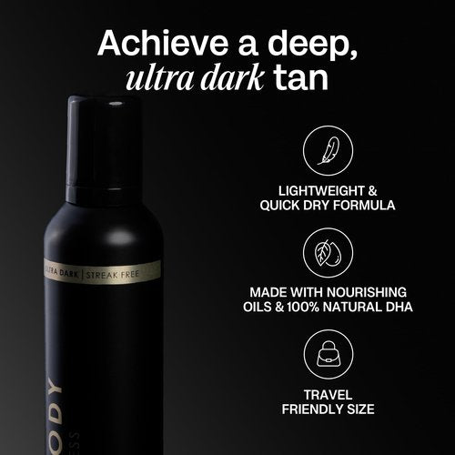 Bali Body 1 Hour Express Self Tan - Ultra Dark, Quick Drying Tanning Foam, Streak-Free Customizable Tanner | Suitable for All Skin Types, Vegan, Cruelty Free and Australian Made (127 ml/4.05 fl oz)