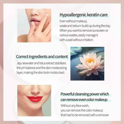 faircell Ultra Soft Cleansing Pads for Face Gentle Exfoliating Dual Texture Cotton Pads for Sensitive Skin with Vitamin C Lotus Extract Daily Makeup Remover Cotton Rounds