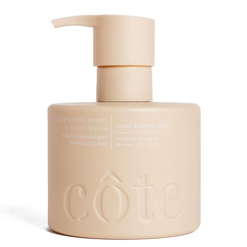 Côte Beauty’s Nourishing Hand & Body Wash for Dry Skin, Soothing Formula, Hydrating Body Wash for Sensitive Skin, Antioxidant Rich Cleanser, Vegan & Cruelty-Free, Made in USA, 10 Fl Oz