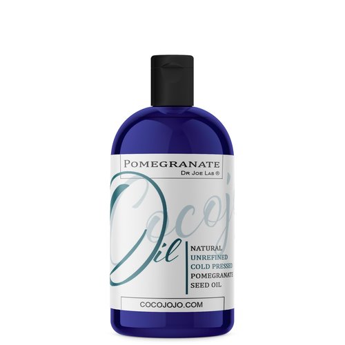 cocojojo Pomegranate Oil 100% Pure Seed Oil Cold Pressed 16 oz Unrefined Skin Hair Nails Cuticles Premium Grade Bulk