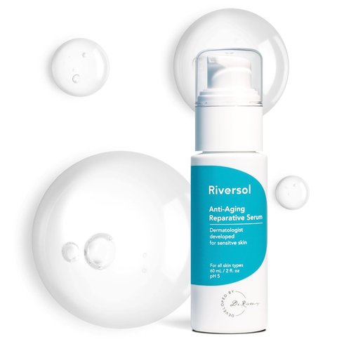 Riversol Anti-Aging Face Serum | Dermatologist-Developed w/Vitamin C | Brightens Skin & Corrects Dark Spots | Reduces Wrinkles & Sun Damage | Sensitive Skin Safe | 2 fl oz