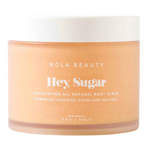 NCLA - Hey, Sugar Natural Body Scrub | Clean, Natural, Non-Toxic Beauty (Peach; 250g | 8.8oz)