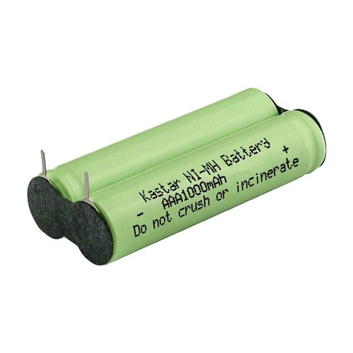 Kastar 1-Pack 2.4V 1000mAh Ni-MH Rechargeable Battery Replacement for Philip Sonicare HX6210, HX6210-02, 4235-010-20455, 423501020455, Waterpikk SR-3000 & WP-900 Toothbrush (Some)