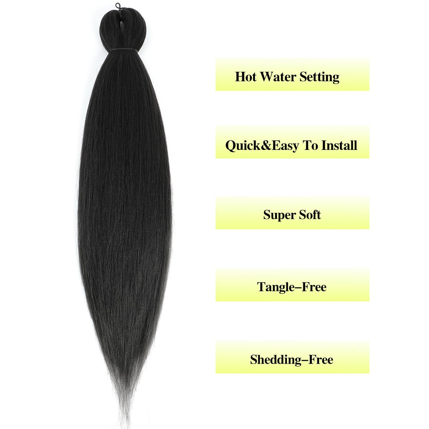 Braiding Hair Pre Stretched Long Pre Stretched Braiding Hair Extensions Braiding Hair Pre Stretched 22 Inch 8 Packs Synthetic Braiding Hair Extensions For Braids (22inch,2#)