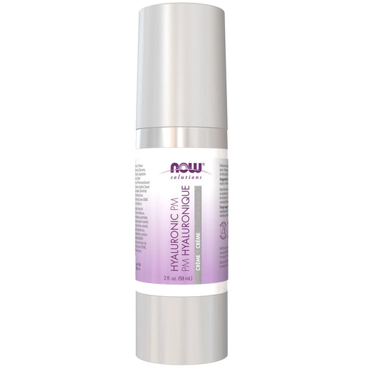 NOW Solutions, Hyaluronic Acid Creme, Rehydrating Moisture and Renewal Formula, 2-Ounce