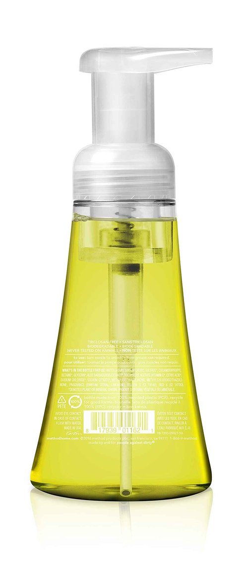 Method Foaming Hand Soap, Sweet Water and Lemon Mint Scents, Paraben and Phthalate Free, Biodegradable Formula, 10 fl oz (Pack of 3)
