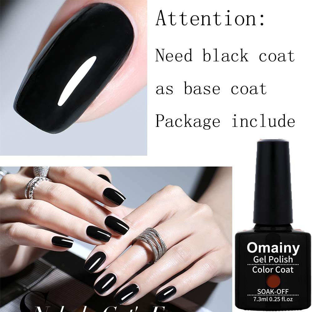 Omainy Gel Nail Polish-9D Cat Eye Gel Nail Polish -9D Magetic Gel Nail Polish With Magnet Color Collection Of Red Blue Yellow Lavender Light Yellow Soak Off UV LED Magnet Nail Art