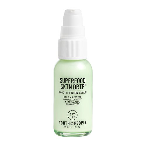 Youth To The People Superfood Skin Drip Face Serum (1 fl oz), Strengthens Skin Barrier + Evens Skin Tone, 5% Niacinamide, Kale, Peptides, Ceramides, Boosts Glow, Vegan