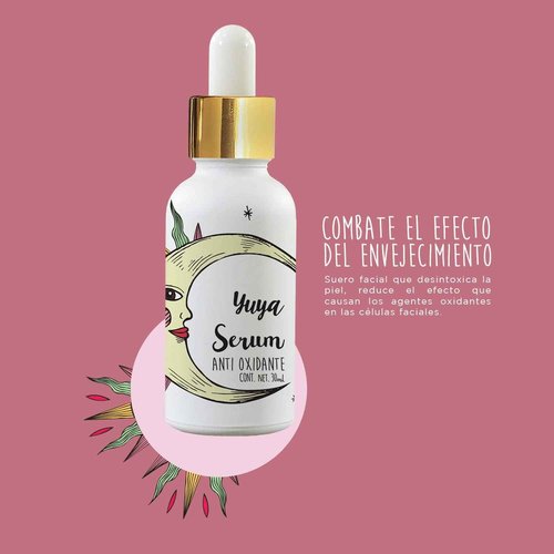 YuYa Cruelty-Free Makeup Red Rose Petal Antioxidant Serum w/White Wine Extract, 30ml - Detox, protect & reduce inflammation for a healthy, glowing skin!