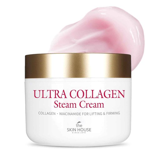 The Skin House Ultra Collagen Steam Cream – Firming Collagen & Retinol Moisturizer with Niacinamide | Deep Hydration & Wrinkle Care | Korean Skincare Cream for Smooth, Radiant Skin | 50ml / 1.69 fl oz