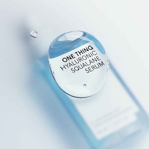 ONE THING Hyaluronic Squalane Serum (1.69 fl.oz / 50ml), Korean Skincare, Hyaluronic Acid, Moisturizing, Oil-moisture Balance, Moisture Inner Dry