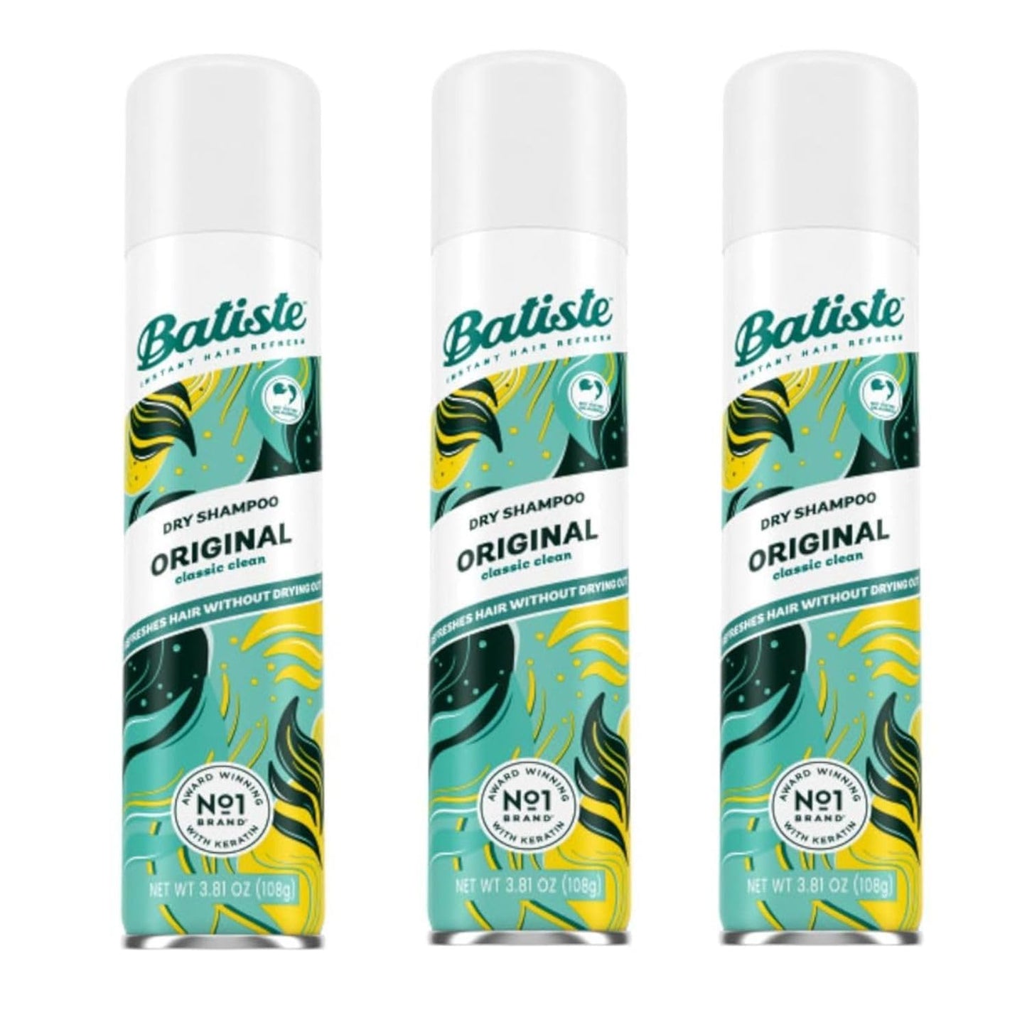 Batiste 3 Piece Dry Shampoo Set, Original