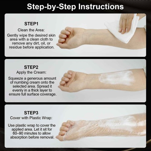 Numbing Cream – Maximum Strength Topical Skin Cream with Emu Oil and Arnica & Vitamin E– External Use Formula for Burns, Itches, Insect Bites,Tattoo and Irritated Skin – 1.76oz