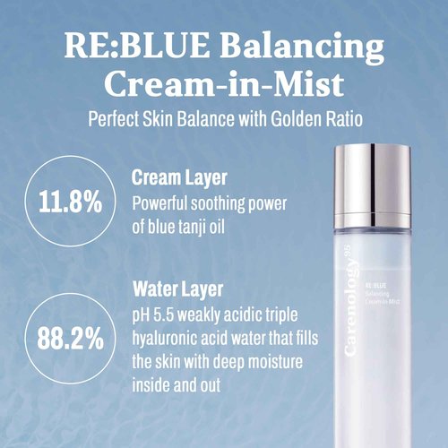 Carenology 95 - RE:BLUE Balancing Cream-In-Mist 4.05 FL/OZ, 120 ml