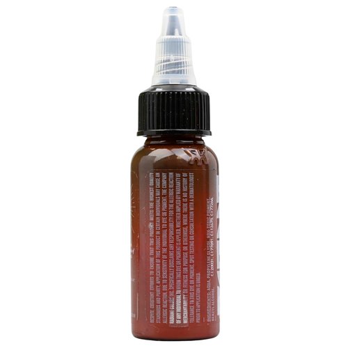 Radiant Colors Brown Tattoo Ink 1oz Bold Pigment Professional Quality Smooth Flow Long Lasting Formula (Sienna Brown)