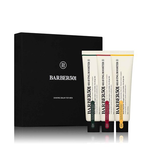 Barber501 Shaving Booster Balm Shaving Cream Men, Shaving Gel, Shave Oil, Travel Shaving Cream (3, Red,Green,Yellow)