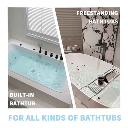 Silicone Bath Pillow for Tub – Ergonomic Bathtub Headrest with Inflatable Air Cushion, Non-Slip Suction Cups & Neck/Back Support – Comfortable Spa Bath Accessory for Relaxation (Grey)