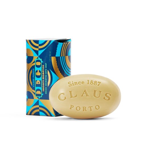 Claus Porto - Deco Encens Eucaluptus Body Soap for Men + Women | Refreshing, Cleansing, Nourishing | Handcrafted, Aromatic, Fresh (150g | 5.3 oz)