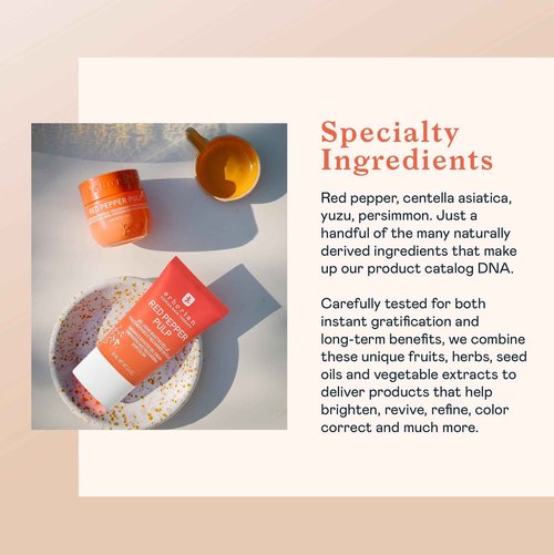 Erborian Red Pepper Pulp Hydrating & Energizing Gel Moisturizer - Facial Moisturizer for Brightened, Refreshed & Plumped Skin - Radiance Boosting Moisturizing Cream - Korean Skin Therapy – 0.6 oz