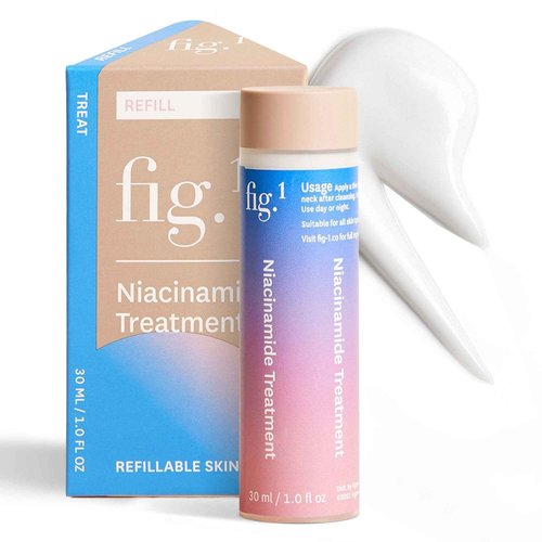 Fig.1 Niacinamide Face Serum Refill for Sensitive Skin | 4% Niacinamide, Glowing & Hydrating Serum for Face, Anti Aging, Moisturizing, and Soothing Treatment 30ml