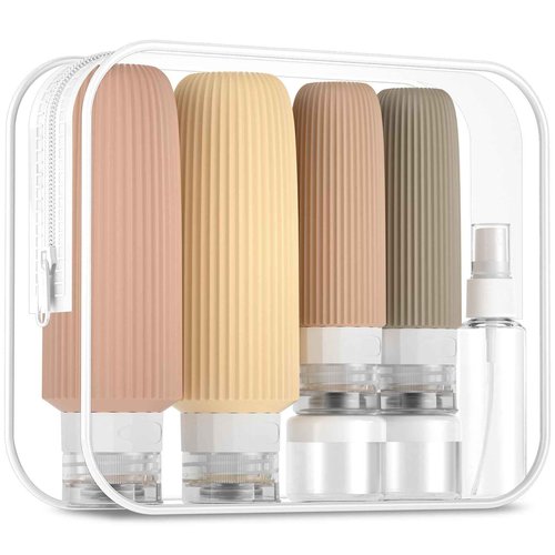 Mrsdry 16 Pack Travel Bottles for Toiletries, Large 6oz Silicone Travel Containers, Leak Proof Refillable Liquid Shampoo And Conditioner Travel Essentials