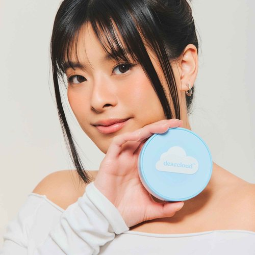 dearcloud Dear Sun Perfecting SPF Cushion – Color Adapting Sunscreen, Korean Sunscreen SPF 50+ (.53 oz)