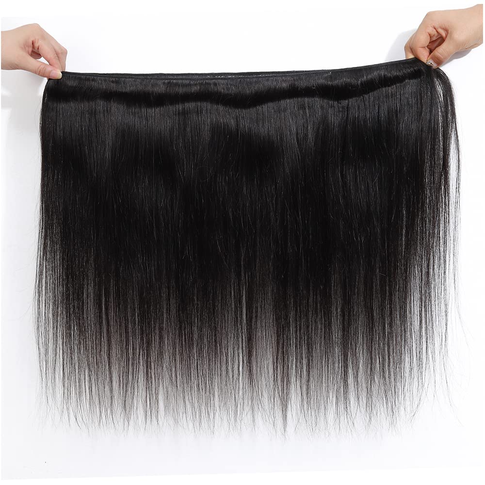 20 20 20 inch Straight Human Hair Bundles Natural Black Color Brazilian Straight Bundles Human Hair Unprocessed Virgin Hair 3 Bundles Straight Hair Bundles