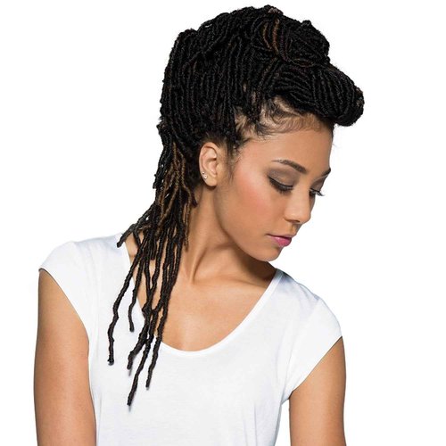 Bobbi Boss Synthetic Hair Crochet Braids African Roots Braid Collection Nu Locs 14" (6-PACK, M27/GOLD)
