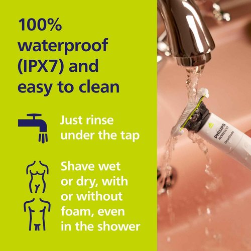 Philips Norelco OneBlade Skin Protect Replacement Blade, for OneBlade Electric Shaver and Trimmer, Durable Stainless Steel, Trim and Shave with Extra Skin Protection, 2 Count, QP229/80