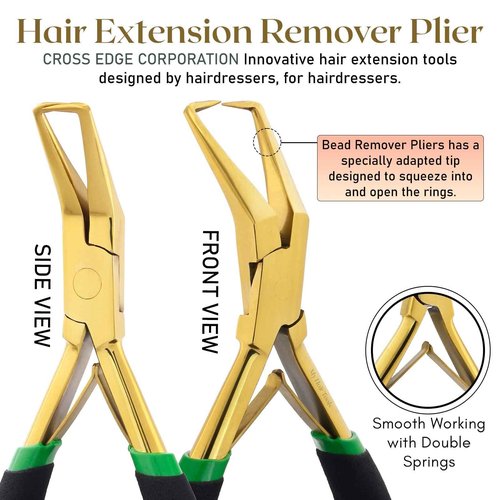 Self Tanner Hair Tools Pro Hair Extension Tools Kit, Hair Extensions Remover Pliers Set, Micro Beads Hair Pulling Hook