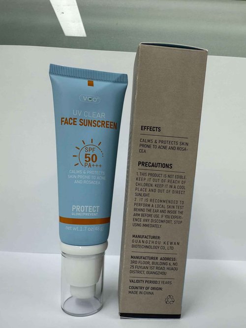 VGO Clear Face Sunscreen + VGO Tinted Sunscreen for Face