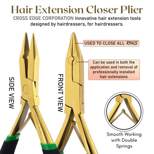 Self Tanner Hair Tools Pro Hair Extension Tools Kit, Hair Extensions Remover Pliers Set, Micro Beads Hair Pulling Hook