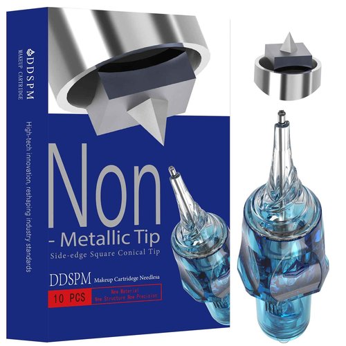 Permanent Makeup Needle Cartridge Side Square Tapered Tip PMU Needles microblading needles for Hairstroke Nanobrows Powder Brows Scalpmicropigmentation from Tattoo to SPM for PMUartist Beginners
