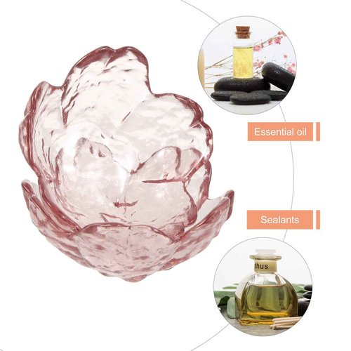 Beaupretty Pink Face Mask 2 Sets Facial Masks Mixing Bowls Shaped Bowls with Metal Spoons Essential Oil Bowl for Home Salon Skin Care Mask