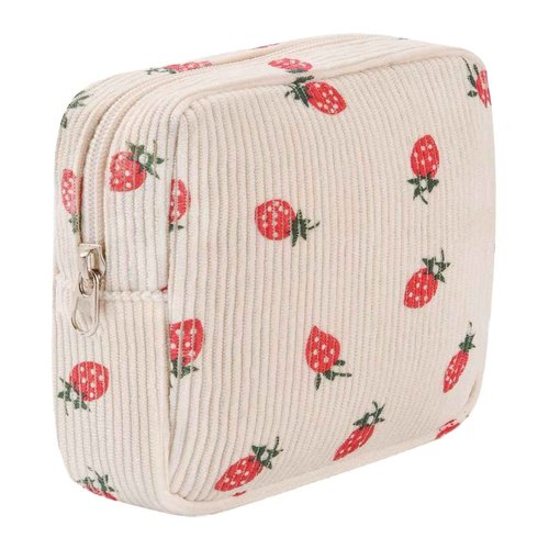 Small Makeup Bag for Purse,Corduroy Cute Cosmetic bag for Purse,Portable Mini Makeup Bag,Travel Toiletry Small Makeup Pouch for Women,Mini Pouch Lipstick Cosmetic Accessories Organizer