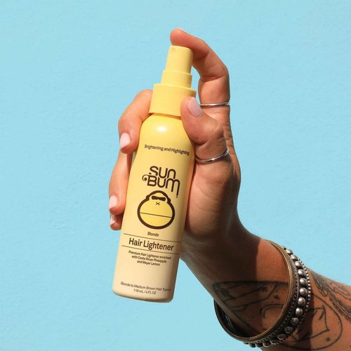 Sun Bum Original SPF 30 Sunscreen Scalp and Hair Mist 2 OZ Blonde Formula Hair Lightener 4 oz Spray Bottle Blonde Hair Types Bundle